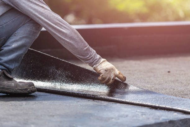 Professional Waterproofing technician working in White Lake, MI